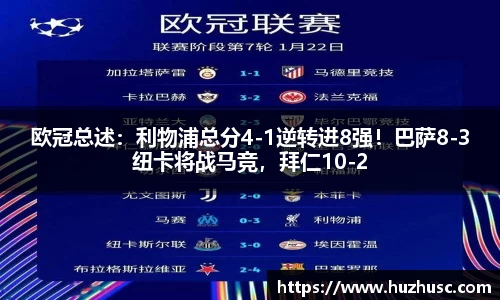 欧冠总述：利物浦总分4-1逆转进8强！巴萨8-3纽卡将战马竞，拜仁10-2